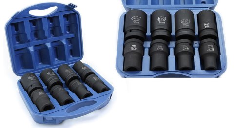 Zestaw nasadek udarowych 1" 17-33mm 8SZT BJC Zestaw nasadek udarowych 1" 17-33mm 8SZT BJC