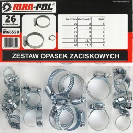 Zestaw opasek zaciskowych 26szt.