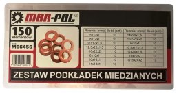 Zestaw podkładek miedzianych 150EL.