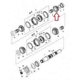 Koło zębate z-19 1-2 biegu