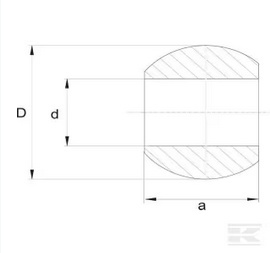 Kula dźwigni dolnej kat.2/3